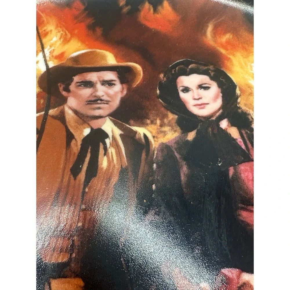 Gone With the Wind the Burning of Atlanta Collectors Plate 1988 bradford exchang